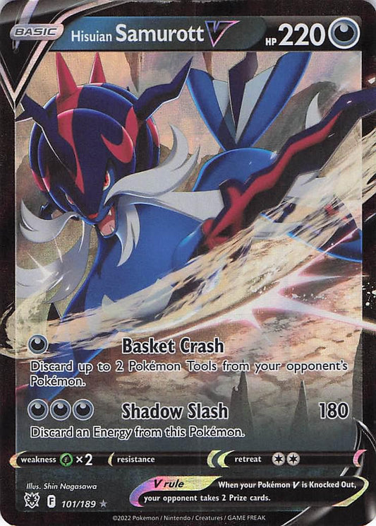 Hisuian Samurott V 101/189