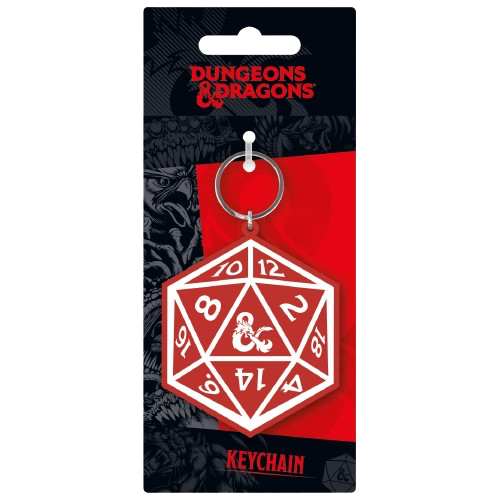 Dungeons & Dragons - Dice Rubber Keyring