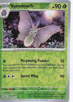 Venomoth 049/165 (RH)