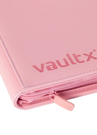 Vault X - Pink 12 Pocket Zip Binder