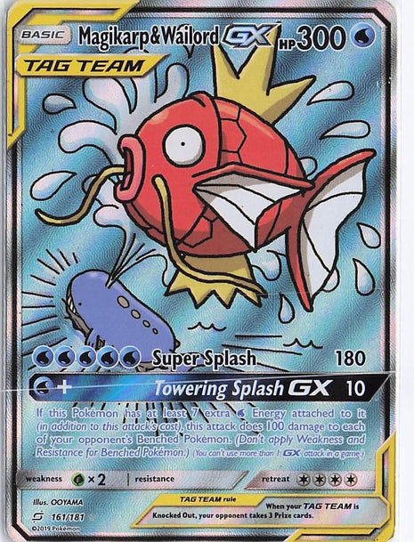 Magikarp & Wailord GX 161/181