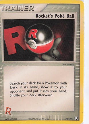 Rocket’s Poke Ball 89/109