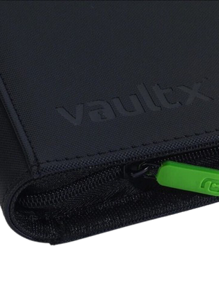 Vault X - Black 4 Pocket Zip Binder