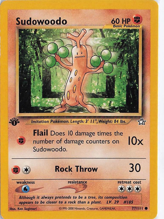 Sudowoodo 77/111 (1st)