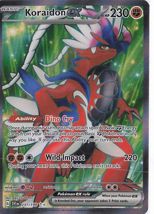 Koraidon ex 231/198