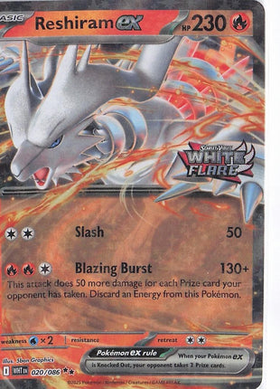 Reshiram ex 020/086 (S)