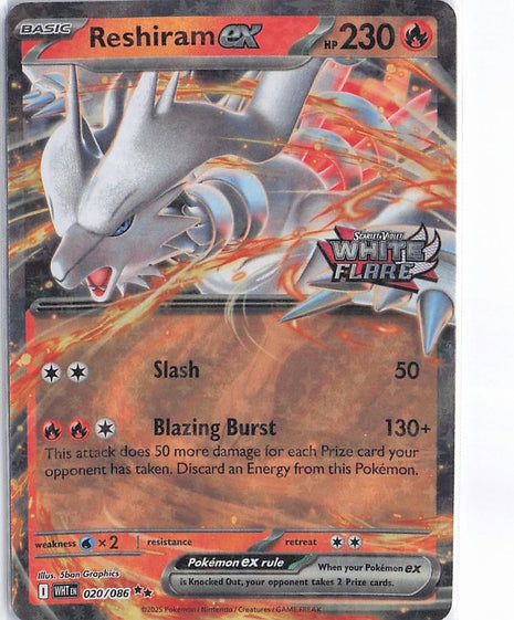 Reshiram ex 020/086 (S)