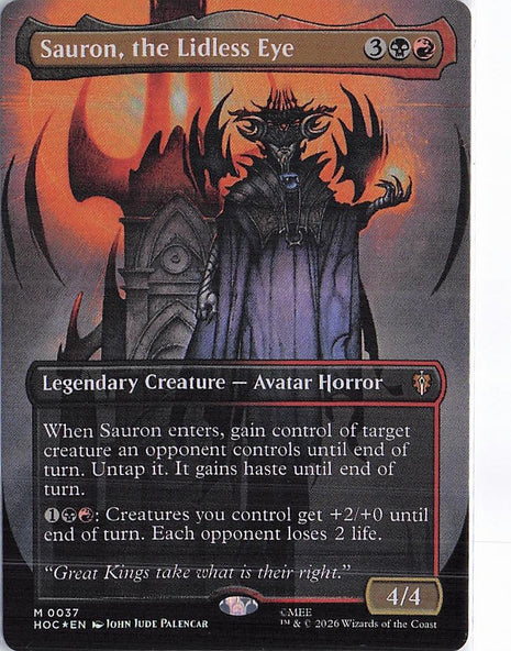 Sauron, the Lidless Eye M0037 (Foil)