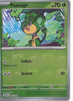 Pansage 004/086 (Master Ball)