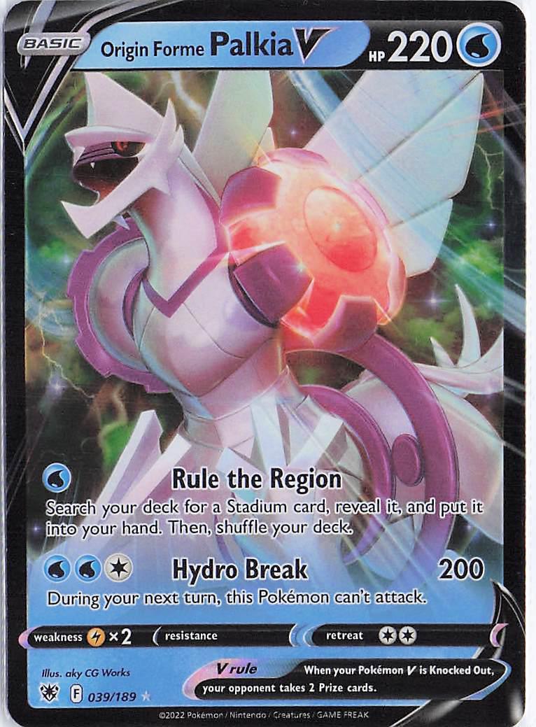 Origin Forme Palkia V 039/189