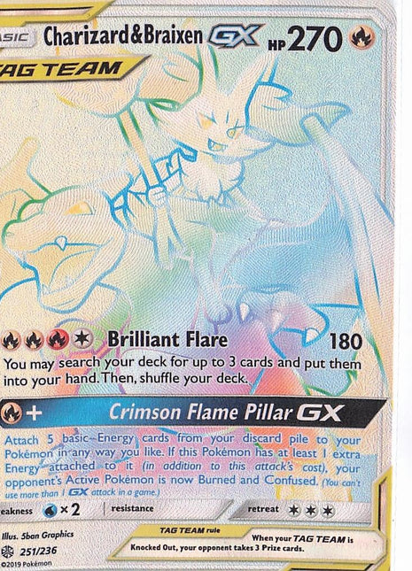 Charizard & Braixen GX 251/236 (D)