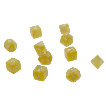 Ultra Pro - Eclipse: Lemon Yellow 11 Dice Set