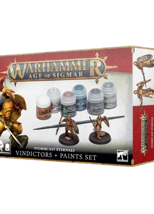 Warhammer: Age of Sigmar - Stormcast Eternals Vindictors & Paint Set