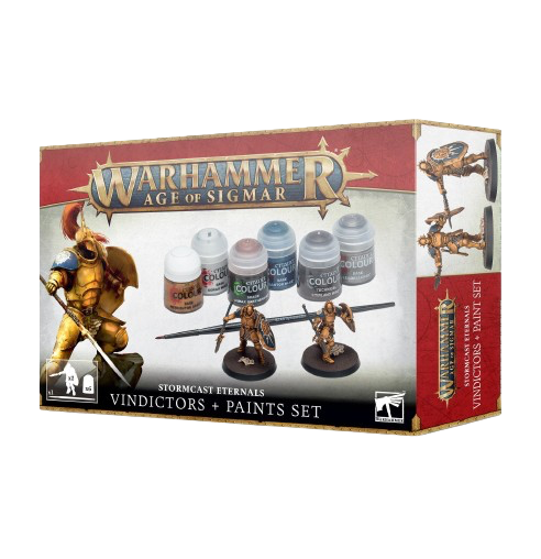 Warhammer Age of Sigmar - Stormcast Eternals: Vindictors & Paint Set