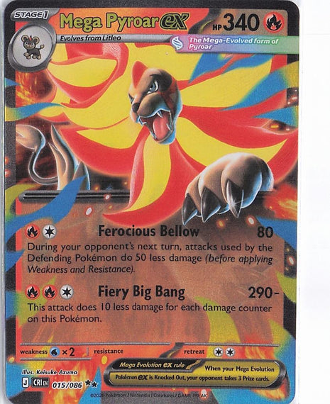 Mega Pyroar ex 015/086