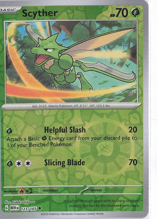 Scyther 123/165 (RH)