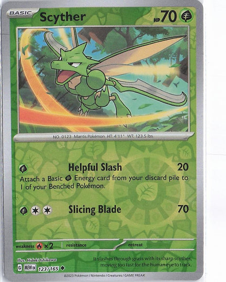 Scyther 123/165 (RH)