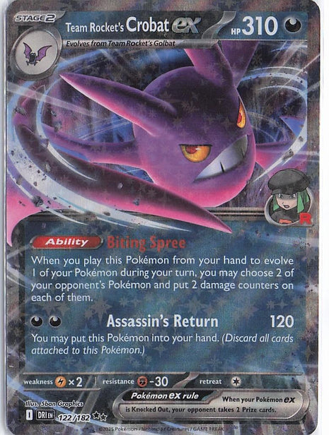 Team Rocket’s Crobat ex 122/182