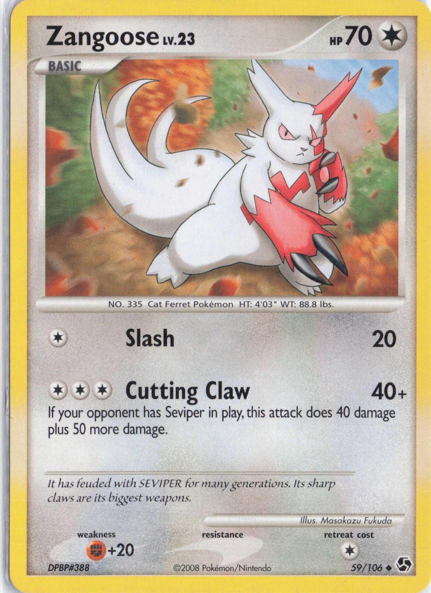 Zangoose LV.23 59/106