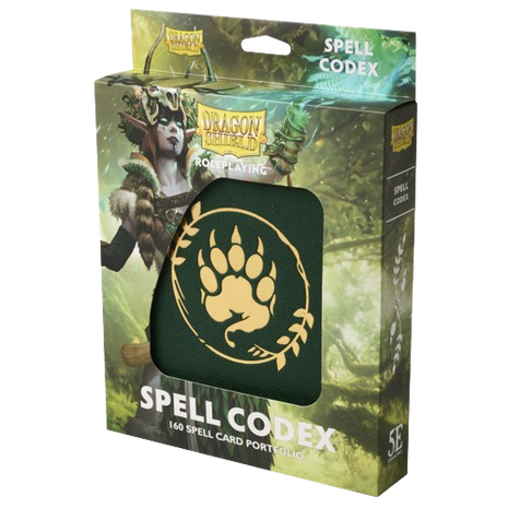Dragon Shield - Forest Green Spell Codex
