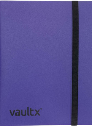 Vault X - Purple 9 Pocket Strap Binder