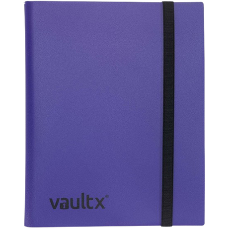 Vault X - Purple 9 Pocket Strap Binder