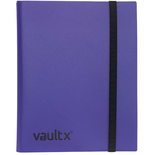 Vault X - Purple 9 Pocket Strap Binder