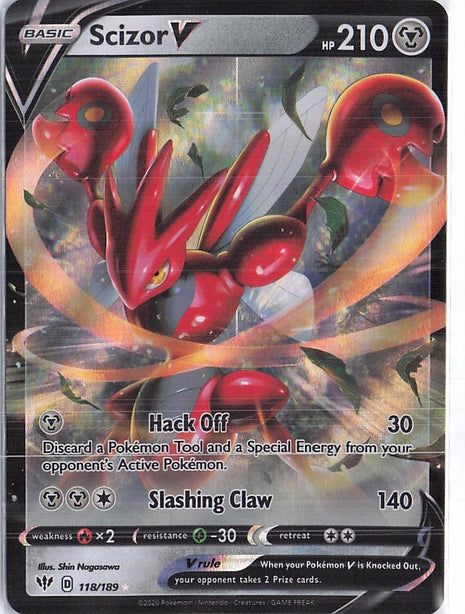 Scizor V 118/189
