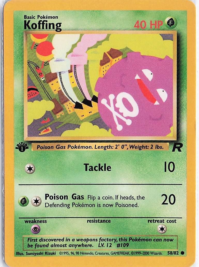 Koffing 58/82 (1st)(D)