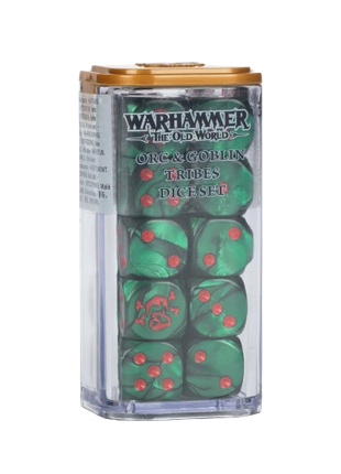 Warhammer: The Old World - Orc & Goblin Tribes Dice Set