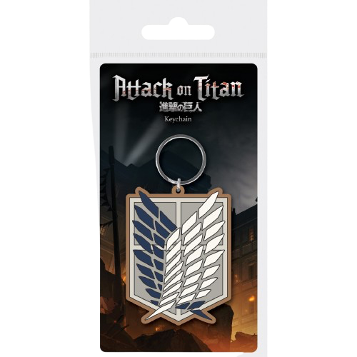 Attack On Titan - Wings Of Freedom Rubber Keyring