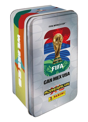 FIFA World Cup 2026 - Adrenalyn XL Official Trading Cards: Mega Tin