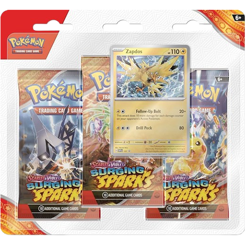 Pokemon - Surging Sparks Triple Booster Pack