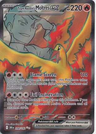 Team Rocket’s Moltres ex 208/182