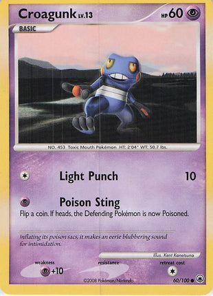 Croagunk LV.13 60/100