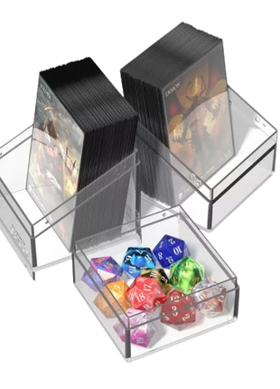 Ultimate Guard - Clear Boulder n Tray 100+ Deck Box