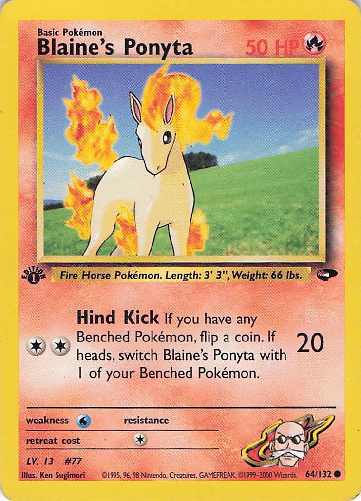 Blaine’s Ponyta 64/132 1st