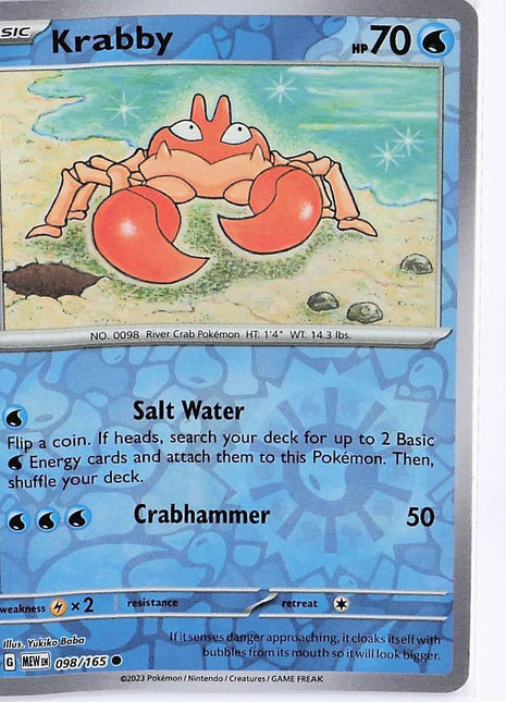 Krabby 098/165 (RH)