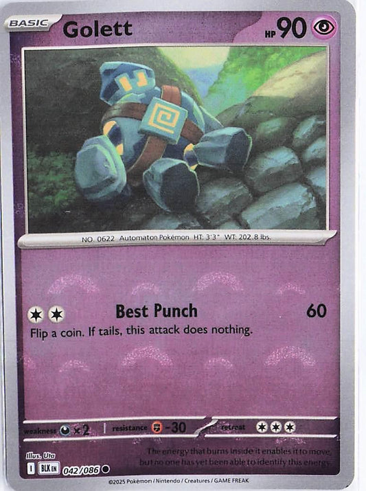 Golett 042/086 (Pokeball)