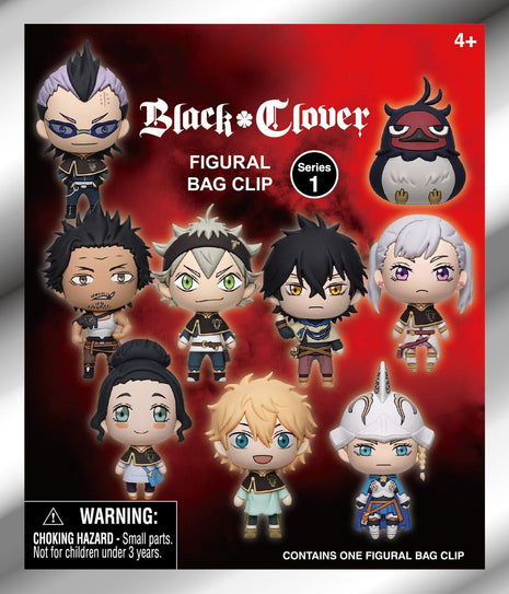 Black Clover - Series 1: 3D Character Bag Clip Blind Bag