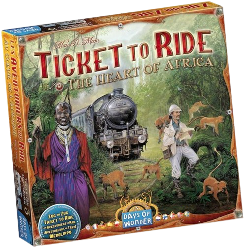 Ticket to Ride: The Heart of Africa Board Game Expansion