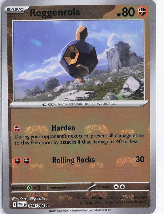 Roggenrola 046/086 (Masterball Holo)