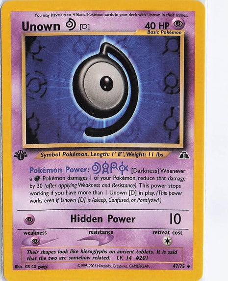 Unown D 47/75 (1st)