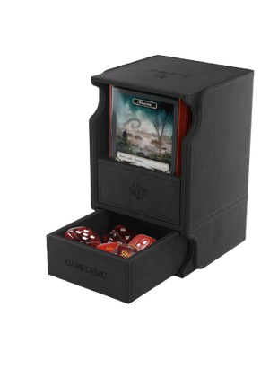 Gamegenic - Black Watchtower 100+ XL Convertible Deck Box