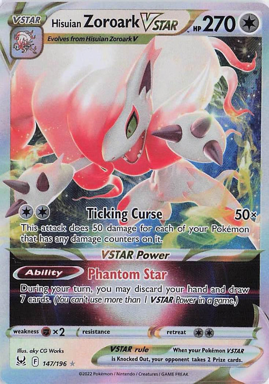 Hisuian Zoroark VSTAR 147/196