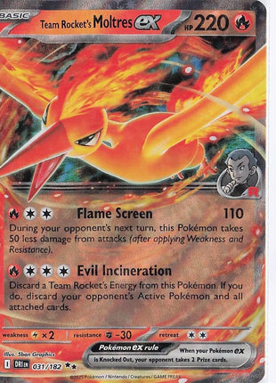 Team Rocket's Moltres ex 031/182