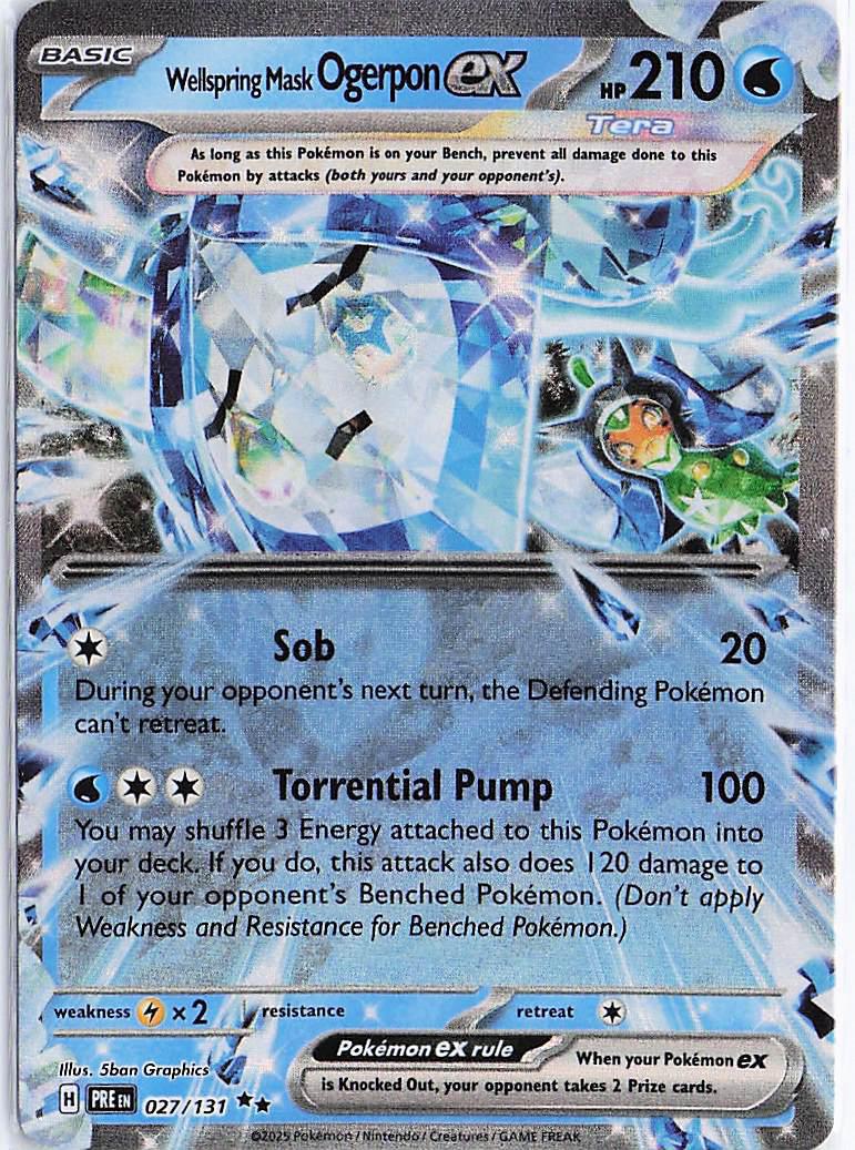 Wellspring Mask Ogerpon ex 027/131
