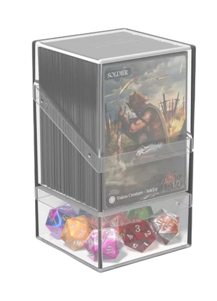 Ultimate Guard - Clear Boulder n Tray 100+ Deck Box