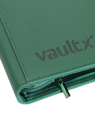 Vault X - Metallic Green 9 Pocket Zip Binder