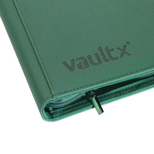 Vault X - Metallic Green 9 Pocket Zip Binder